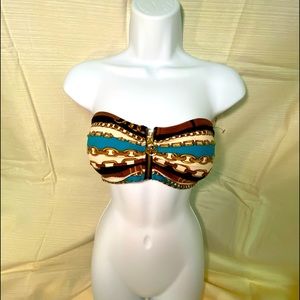 Michael kors Bandeau bikini 👙 top size Large